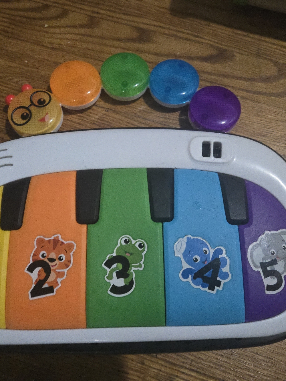 Kids Colorful Number Piano Toy - Orange, Green, Blue, Purple